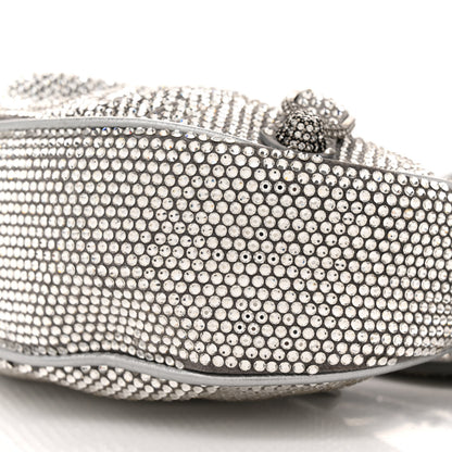 Balenciaga Rhinestone Encrusted Le Cagole Shoulder Bag XS Silver 10 of 10