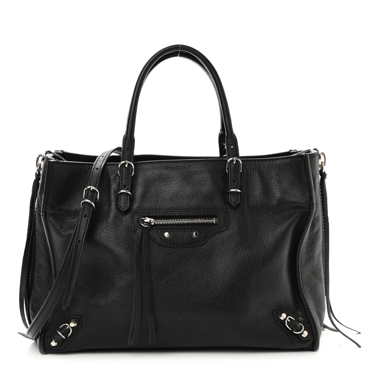 Veau Papier A6 Zip Around Tote Black
