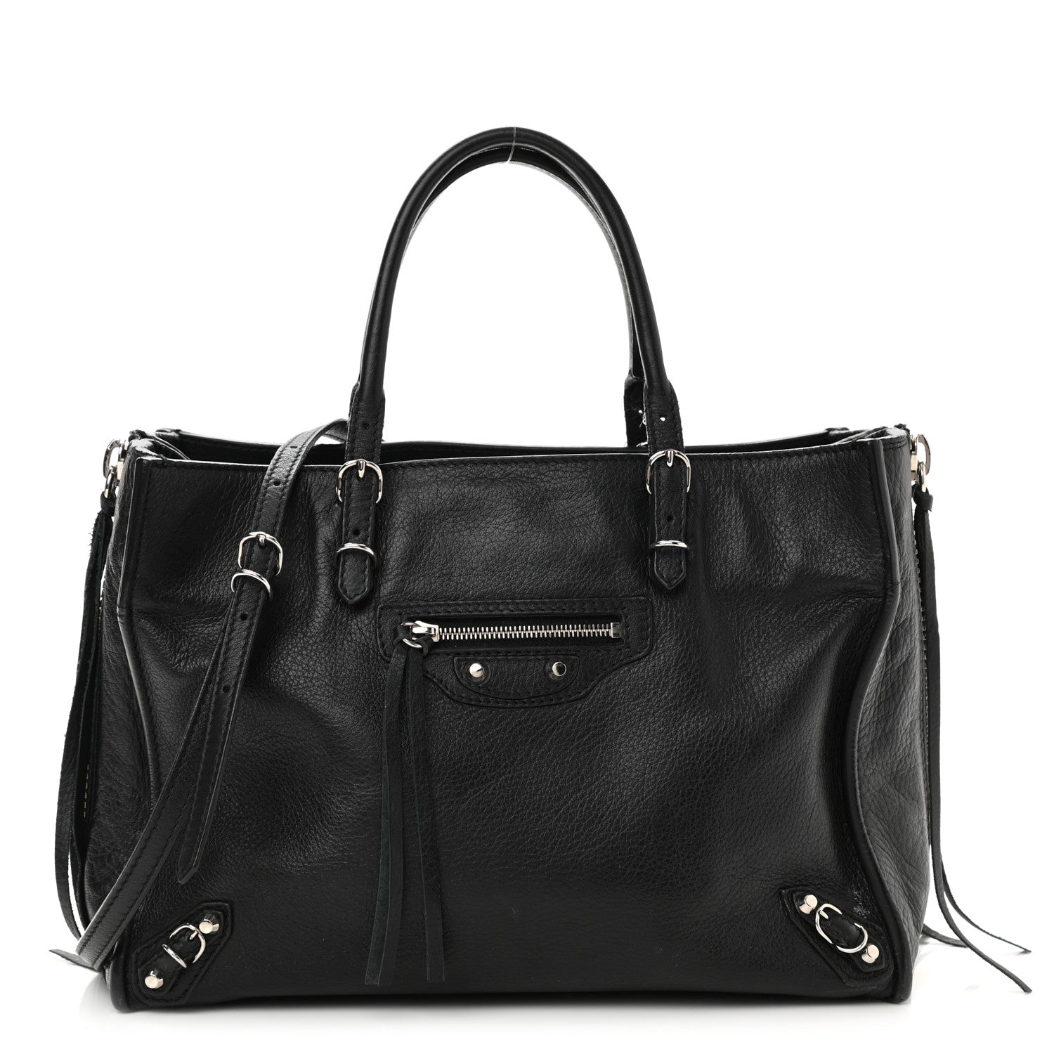 Balenciaga Veau Papier A6 Zip Around Tote Black 1 of 9