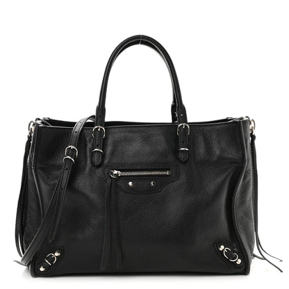 Balenciaga Veau Papier A6 Zip Around Tote Black 1 of 9