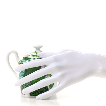 Hermes Porcelain Passifolia Sugar Bowl 2 of 6