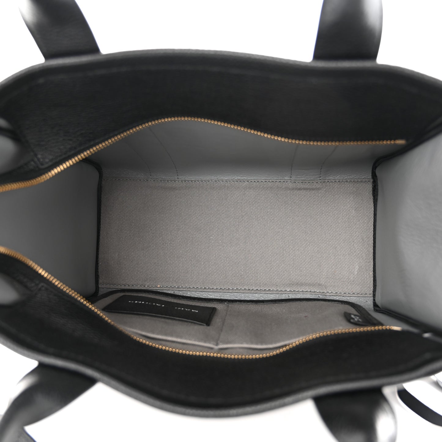 Grained Calfskin Medium The Tote Bag Black