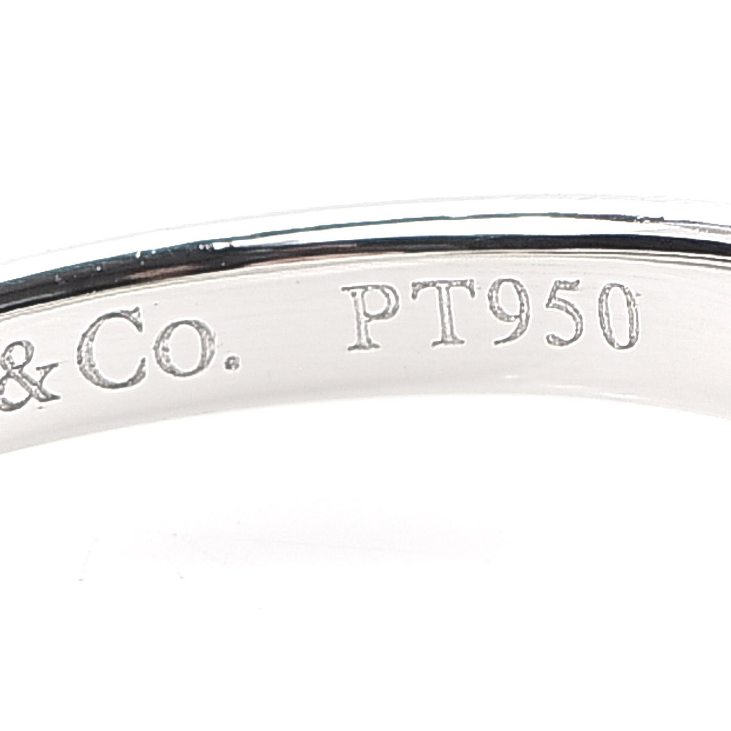 Platinum Diamond .34ct Solitaire Engagement Ring 49 4.75