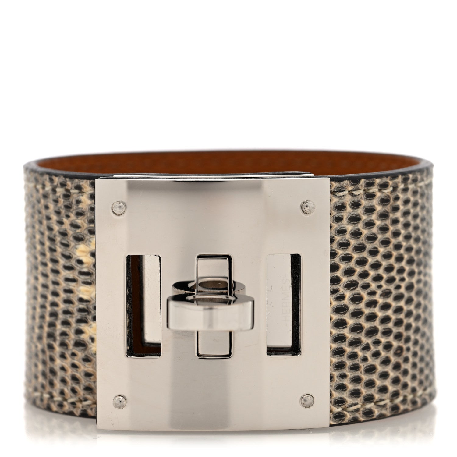 Hermes Lizard Kelly Dog Bracelet T2 Ombre 1 of 6