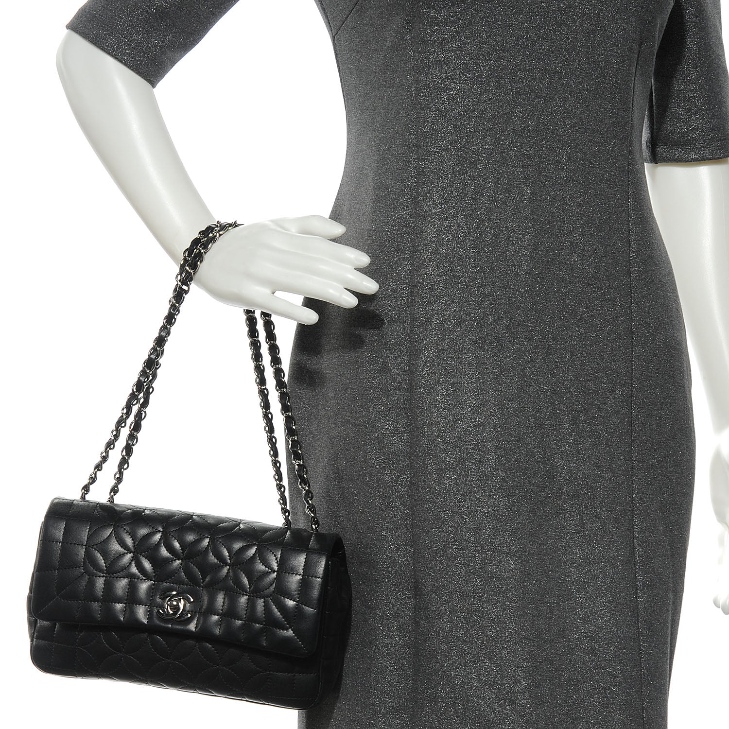 Chanel Lambskin Medium Flap Black 2 of 7