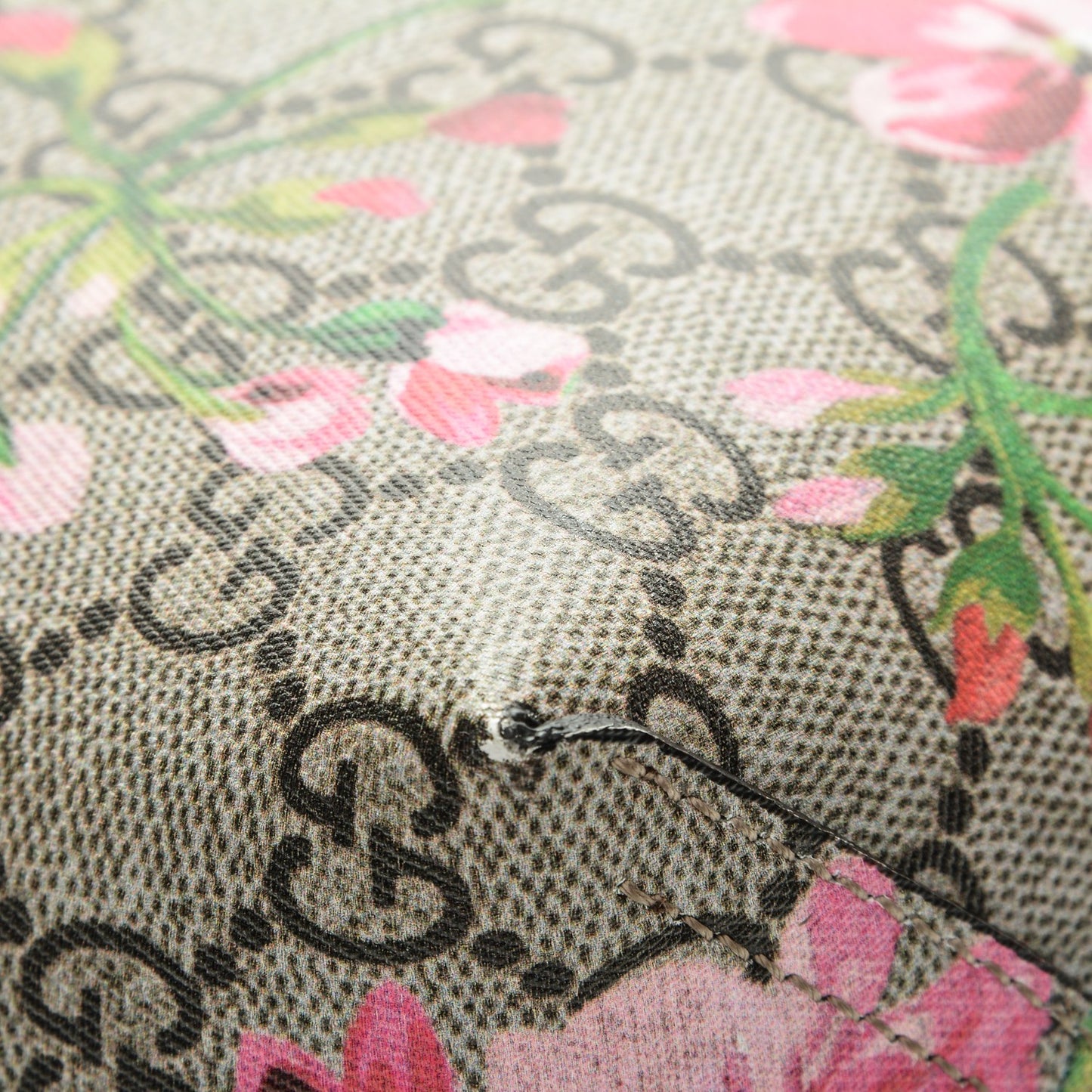 GG Supreme Monogram Blooms Medium Reversible Tote Beige Multicolor Dry Rose