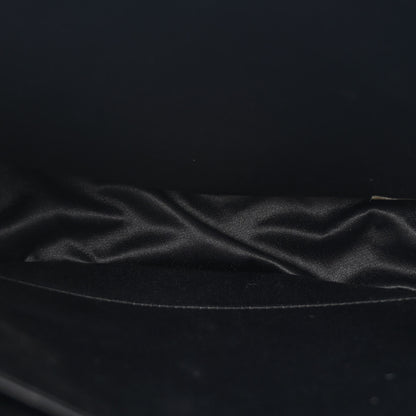 Chanel Satin Quilted Half Moon Flap Black 5 of 14