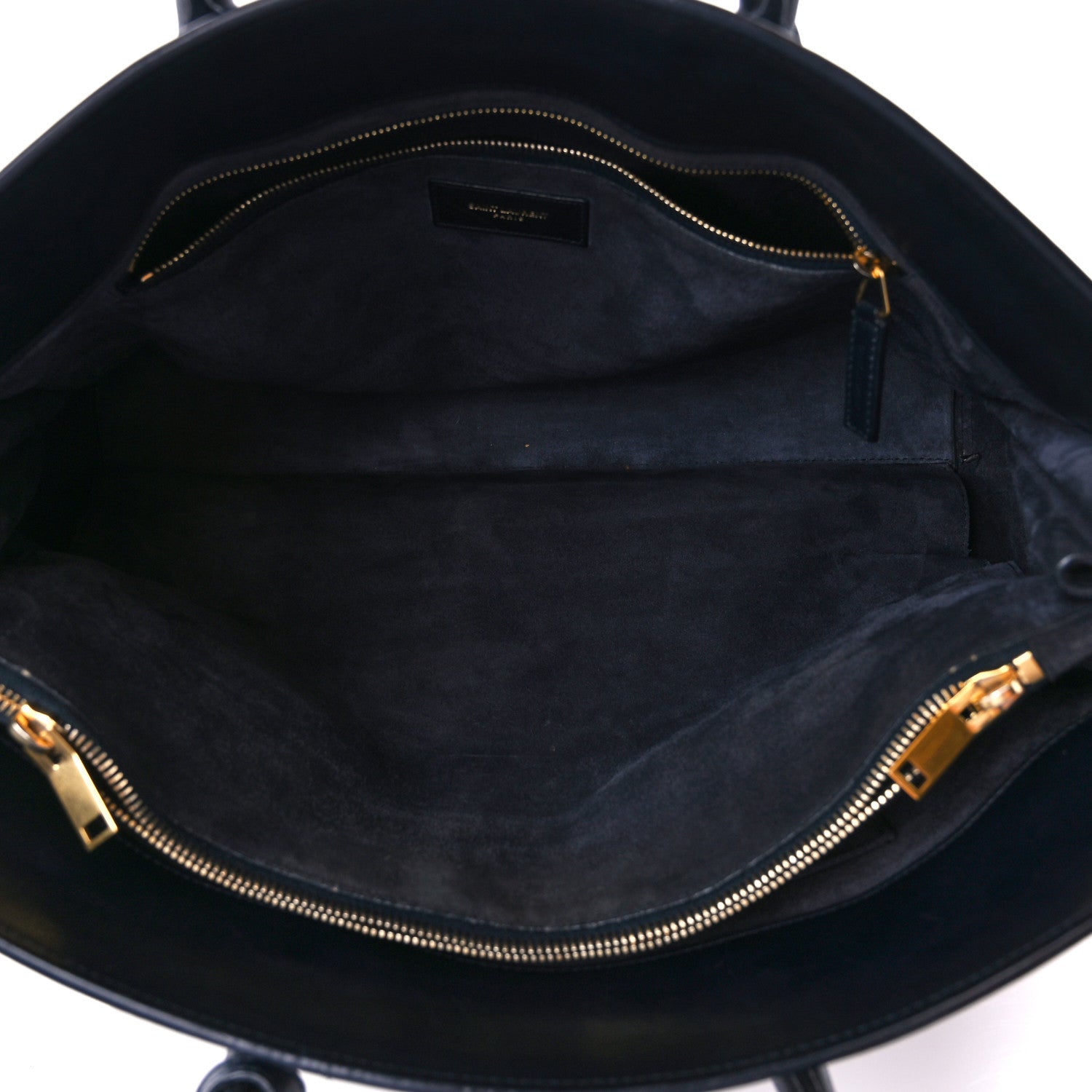 Saint Laurent Calfskin Large Sac de Jour Carryall Navy Blue 5 of 13