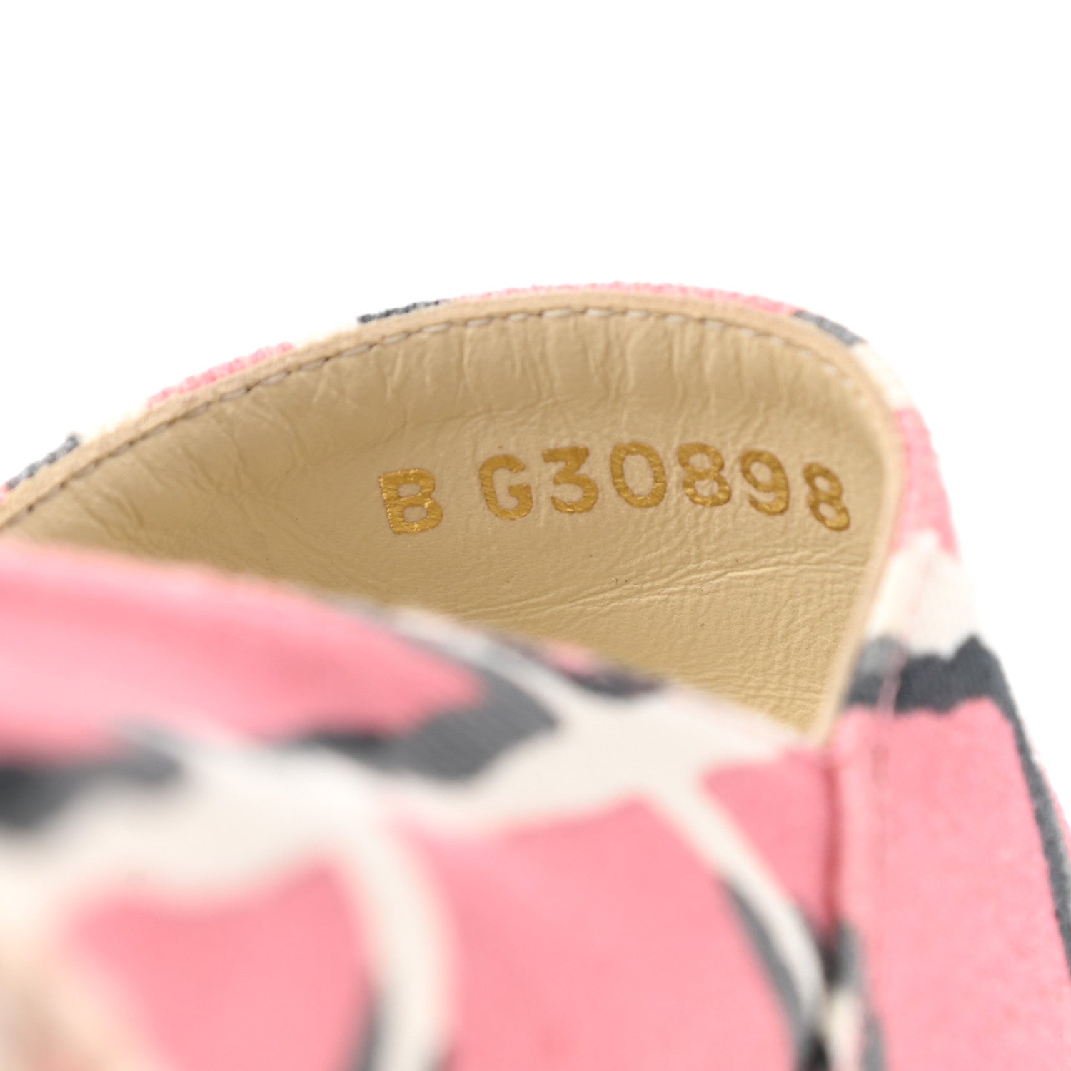 Chanel Printed Canvas Grosgrain Espadrilles 39 Pink Black 8 of 9