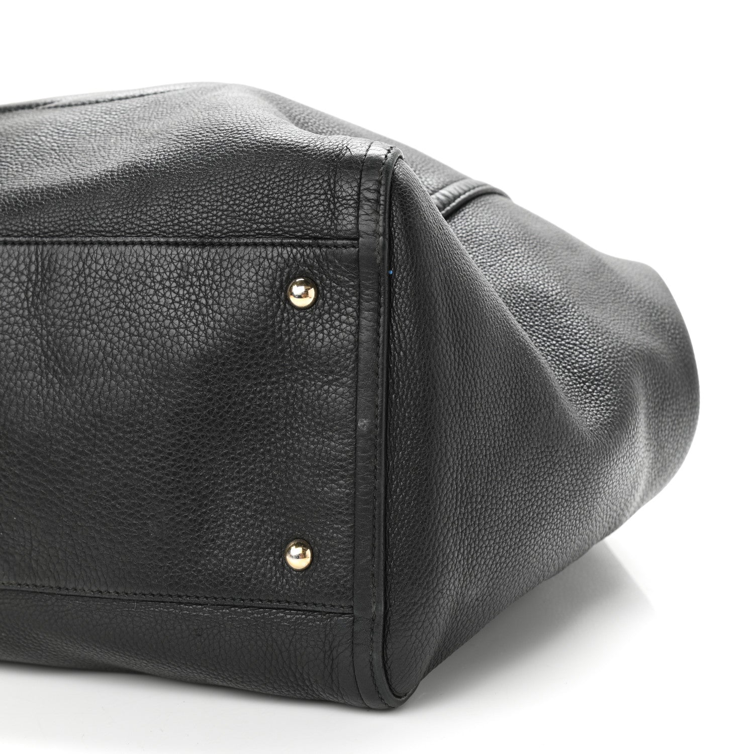Gucci Pebbled Calfskin Large Soho Shoulder Bag Black 10 of 19