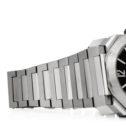 Bulgari Stainless Steel 38mm Octo Roma Automatic Watch Black 6 of 6