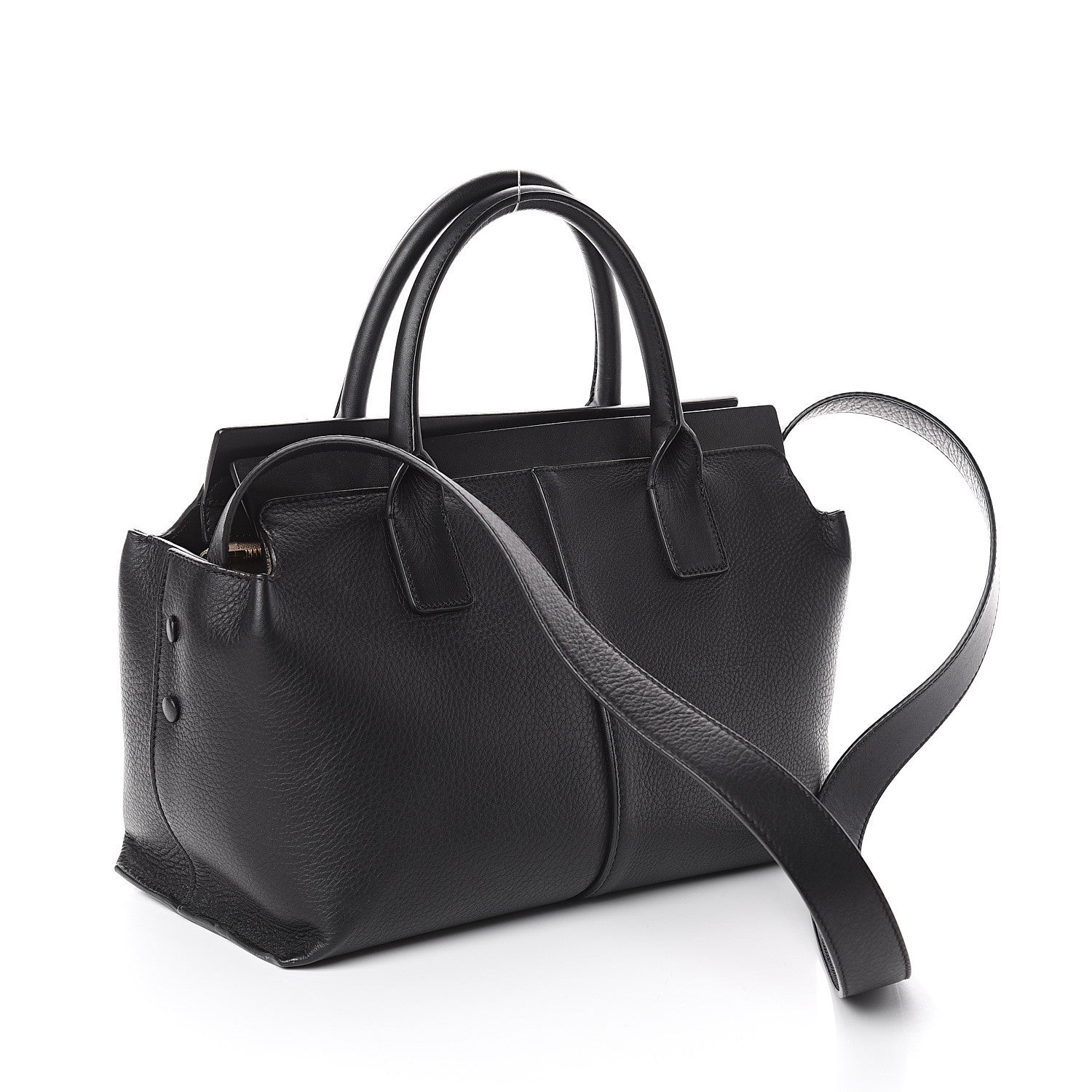 Chloe Grained Calfskin Small Cate Satchel Black 2 of 9