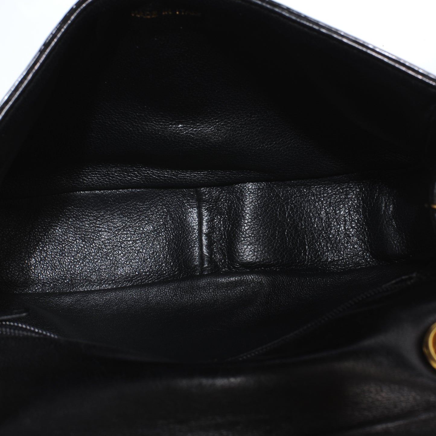 Patent Mini Flap Black