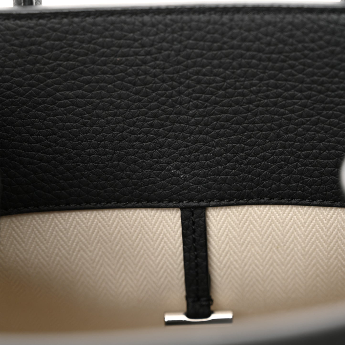 Grained Calfskin Soft Margaux 10 Bag Black