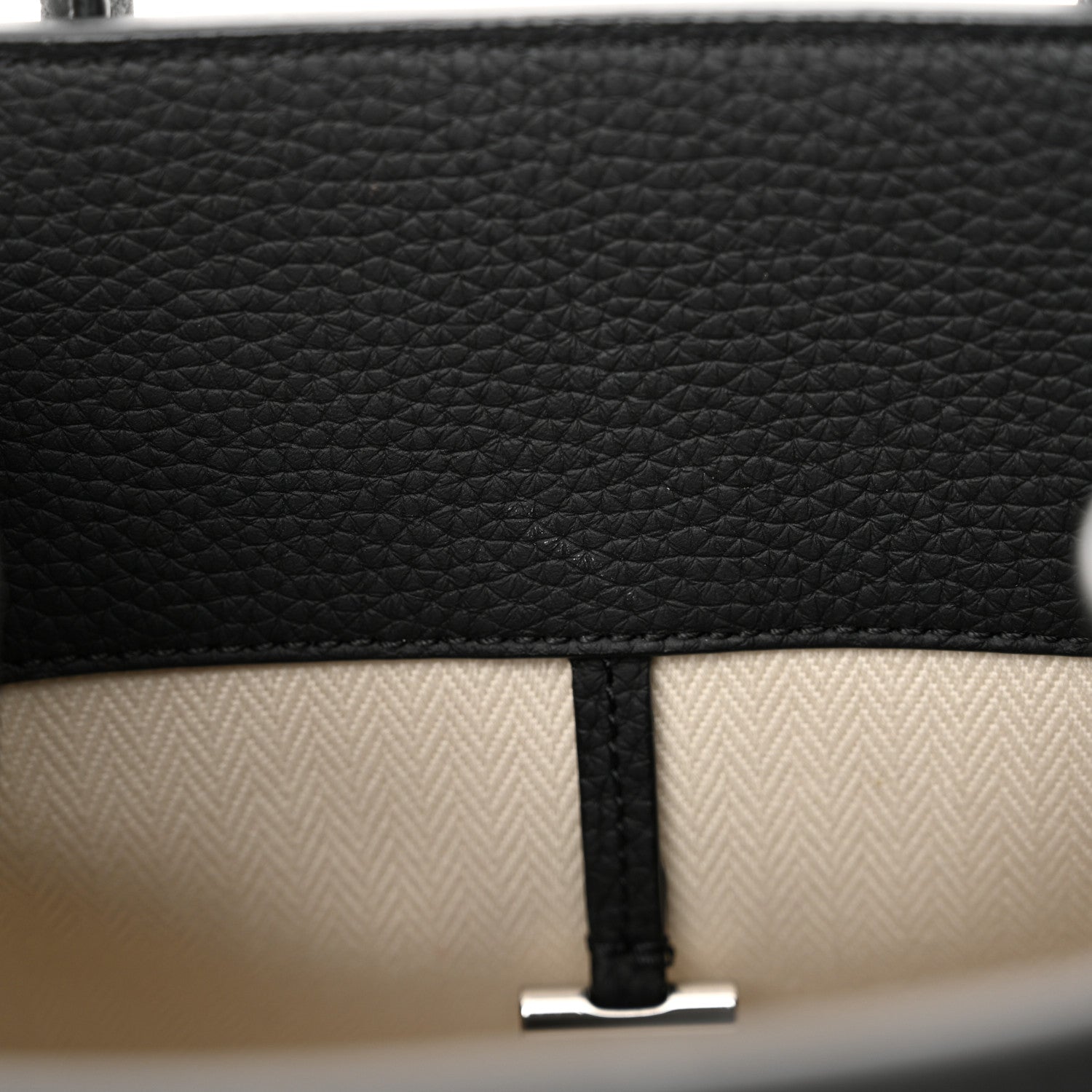 The Row Grained Calfskin Soft Margaux 10 Bag Black 10 of 11