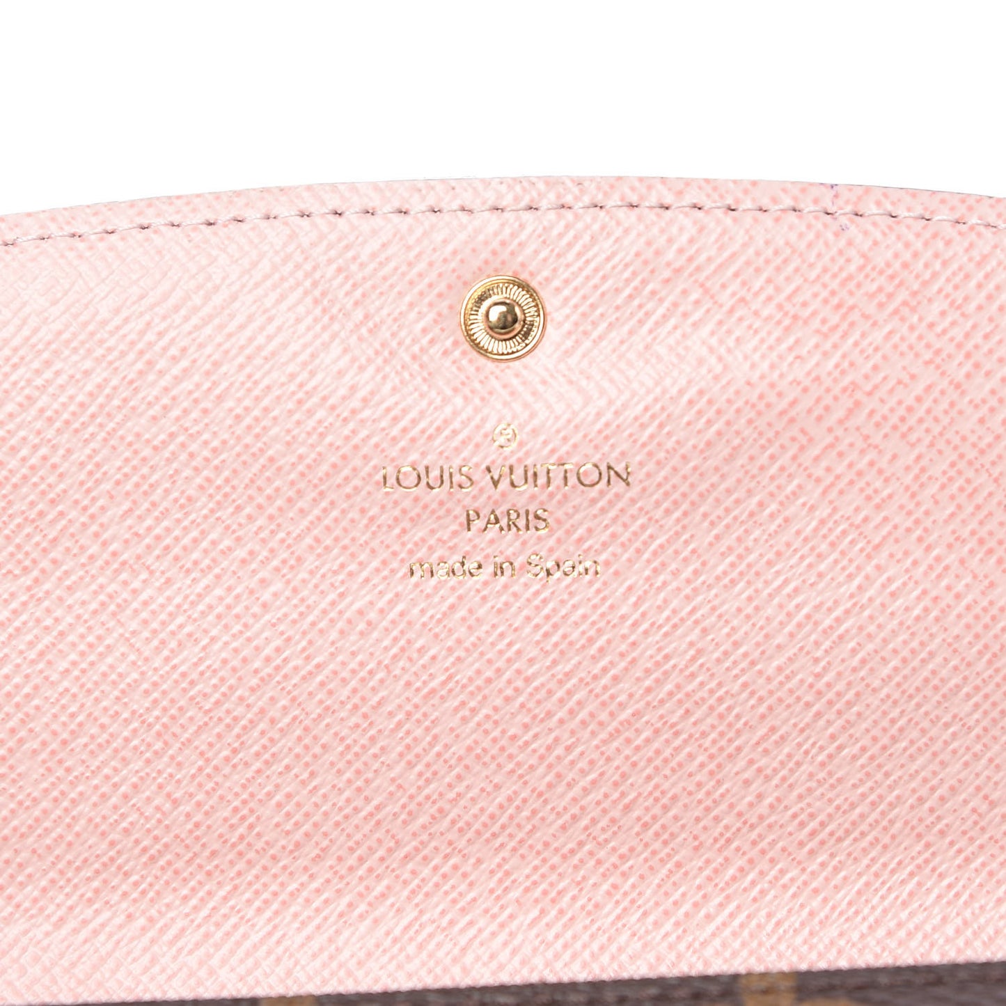 Monogram Emilie Wallet Rose Ballerine