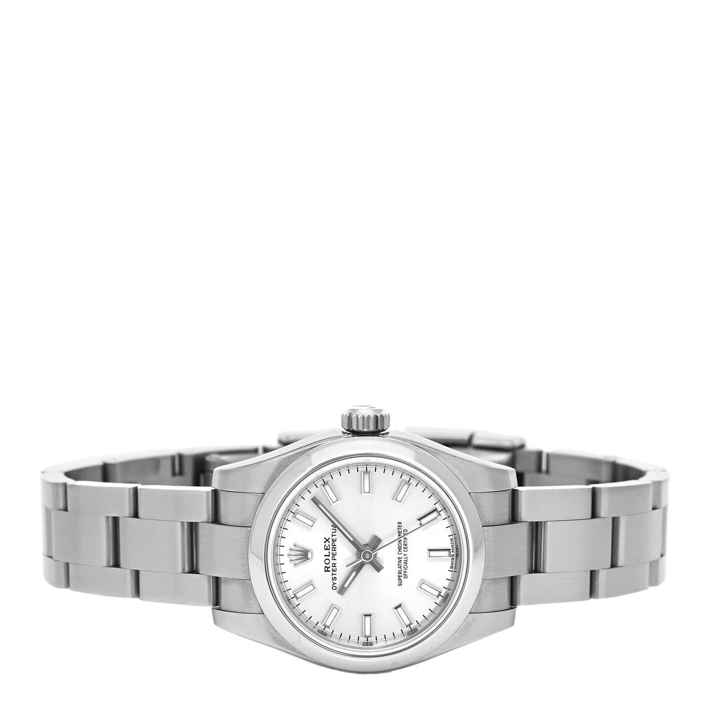 Stainless Steel 26mm Oyster Perpetual Watch Silver 176200