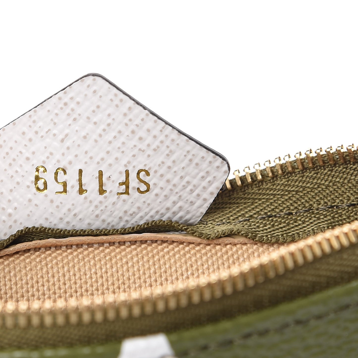 Monogram Giant Micro Pochette Accessories Kaki White