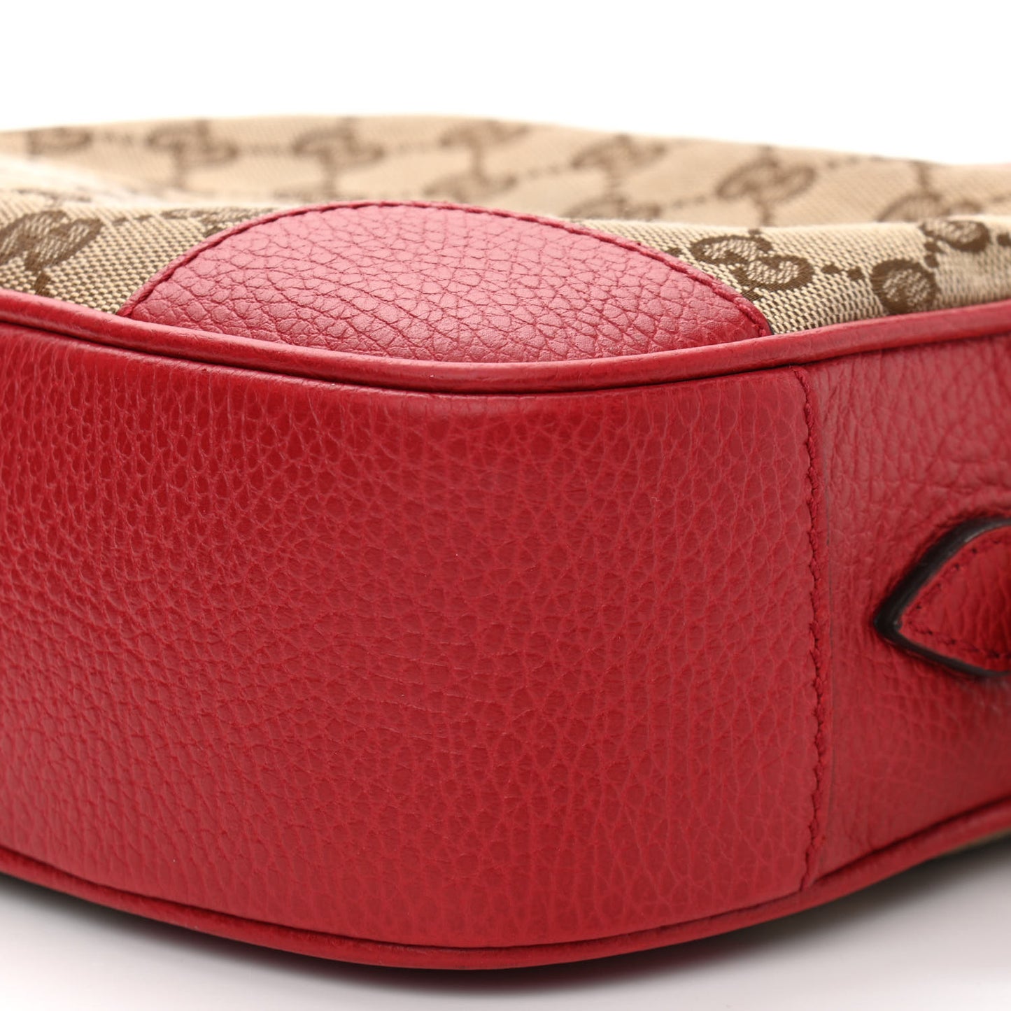 Monogram Mini Bree Messenger Bag Red