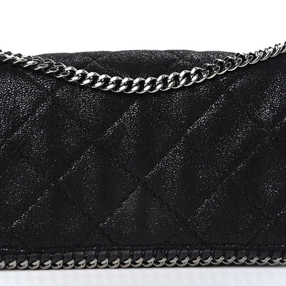 Stella McCartney Shaggy Deer Quilted Falabella Crossbody Bag Black 7 of 10