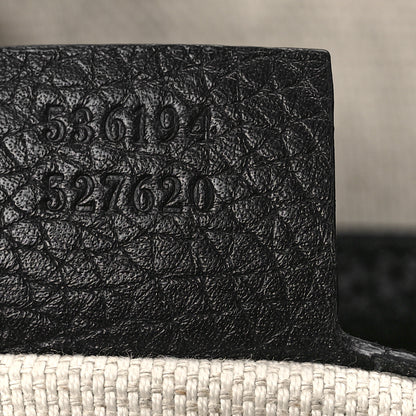 Gucci Pebbled Calfskin Large Soho Hobo Black 8 of 13