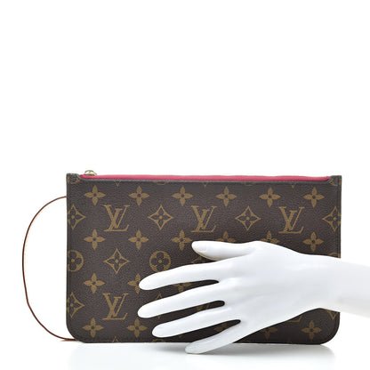Louis Vuitton Monogram Neverfull MM GM Pochette Pivoine 2 of 12
