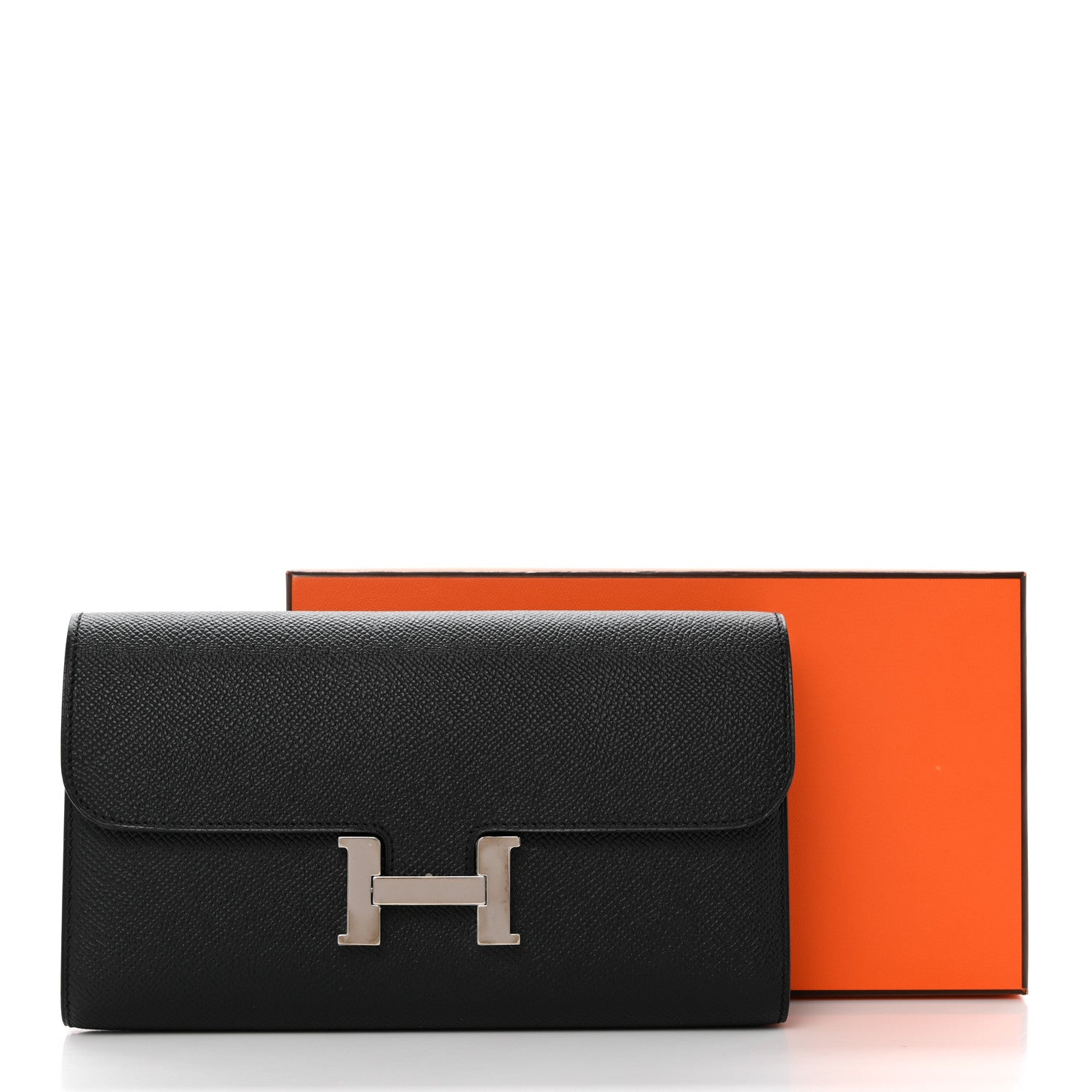 Hermes Epsom Constance Long Wallet Black 8 of 8