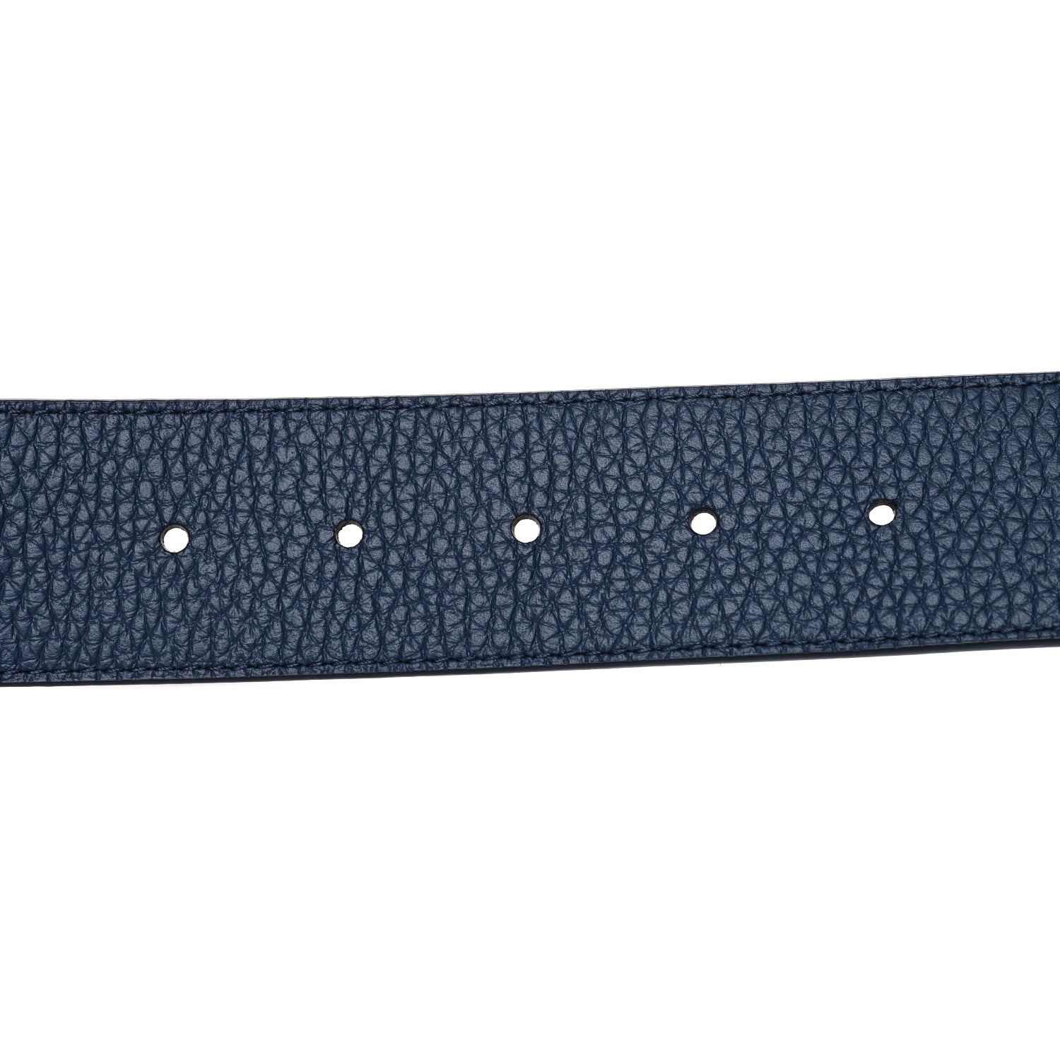 Louis Vuitton Taurillon Calfskin 30mm LV Initiales Reversible Belt 90 36 Navy 3 of 5