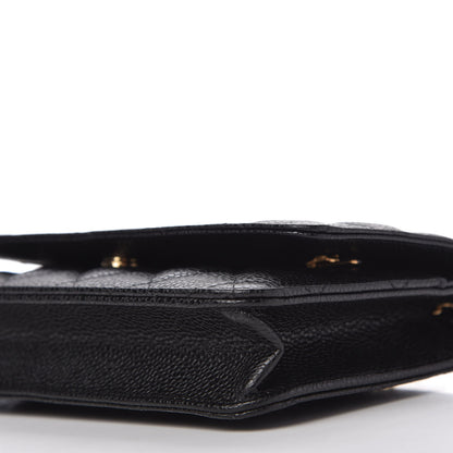 Chanel Caviar Quilted Wallet On Chain WOC Black 7 of 11