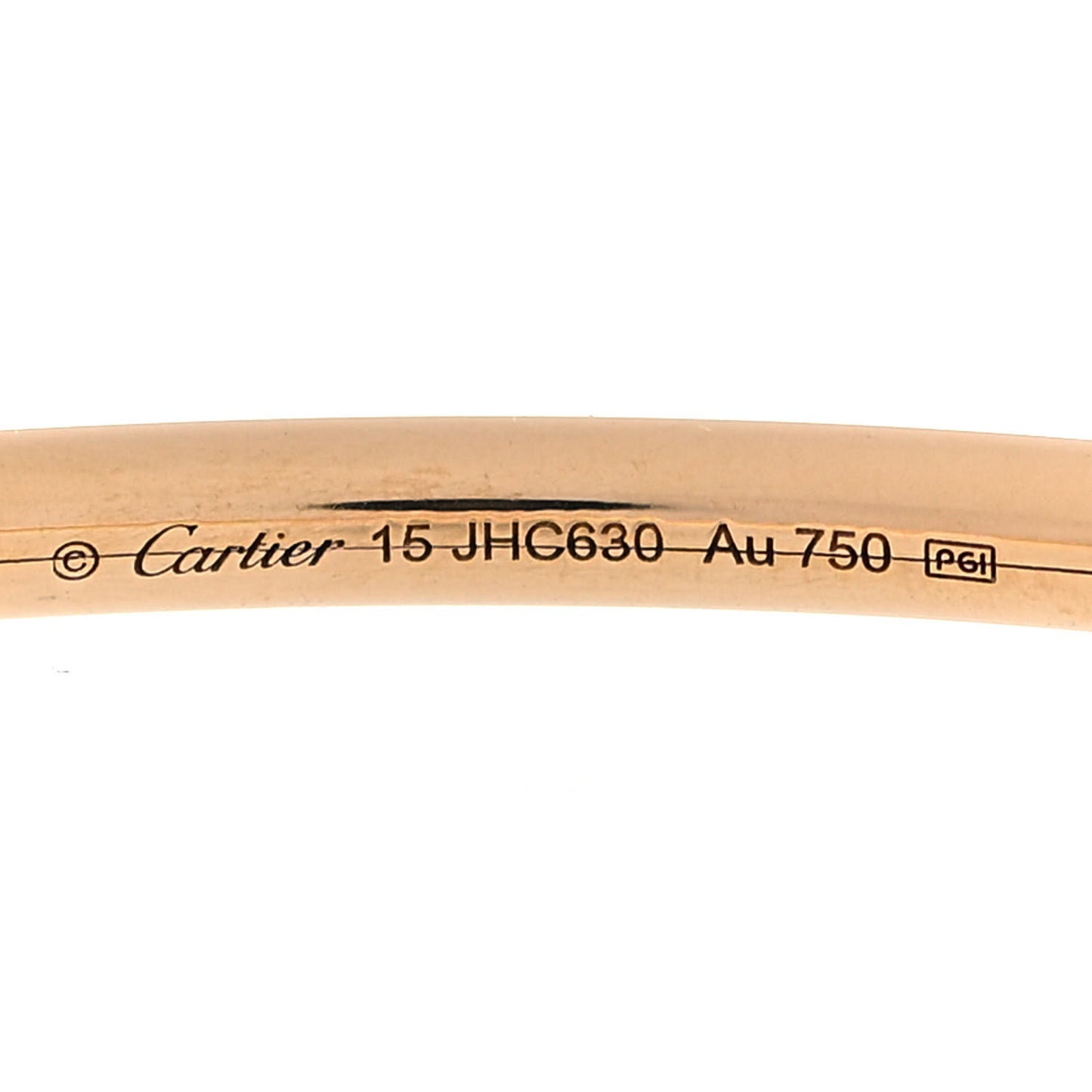 18K Yellow Gold Diamond Small Juste Un Clou Bracelet 15