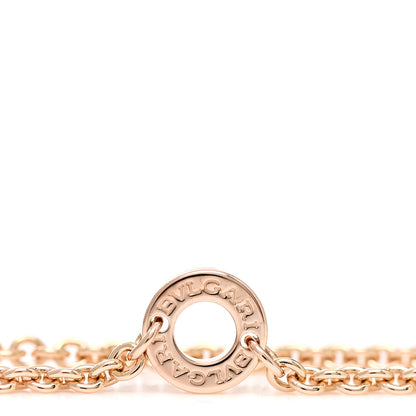 Bulgari 18K Rose Gold White Ceramic B.Zero1 Pendant Necklace 4 of 8