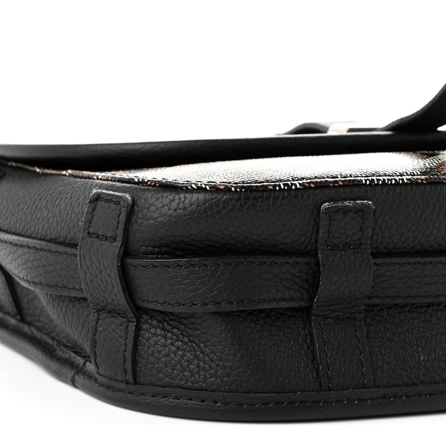 Goyardine Belvedere II PM Messenger Bag Black Black
