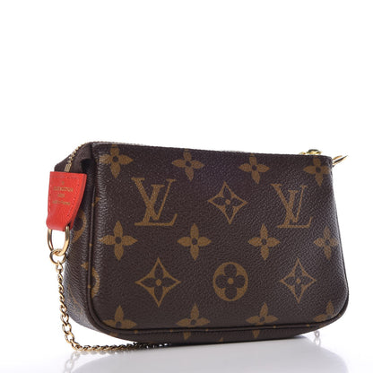 Louis Vuitton Monogram 2018 Christmas Animation Mini Cats Pochette Accessories 3 of 8