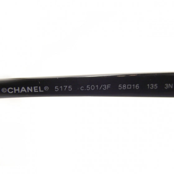 Acetate CC Logo Sunglasses 5175 Black