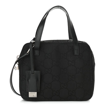 Gucci Nylon Monogram Tote Bag Black 1 of 8