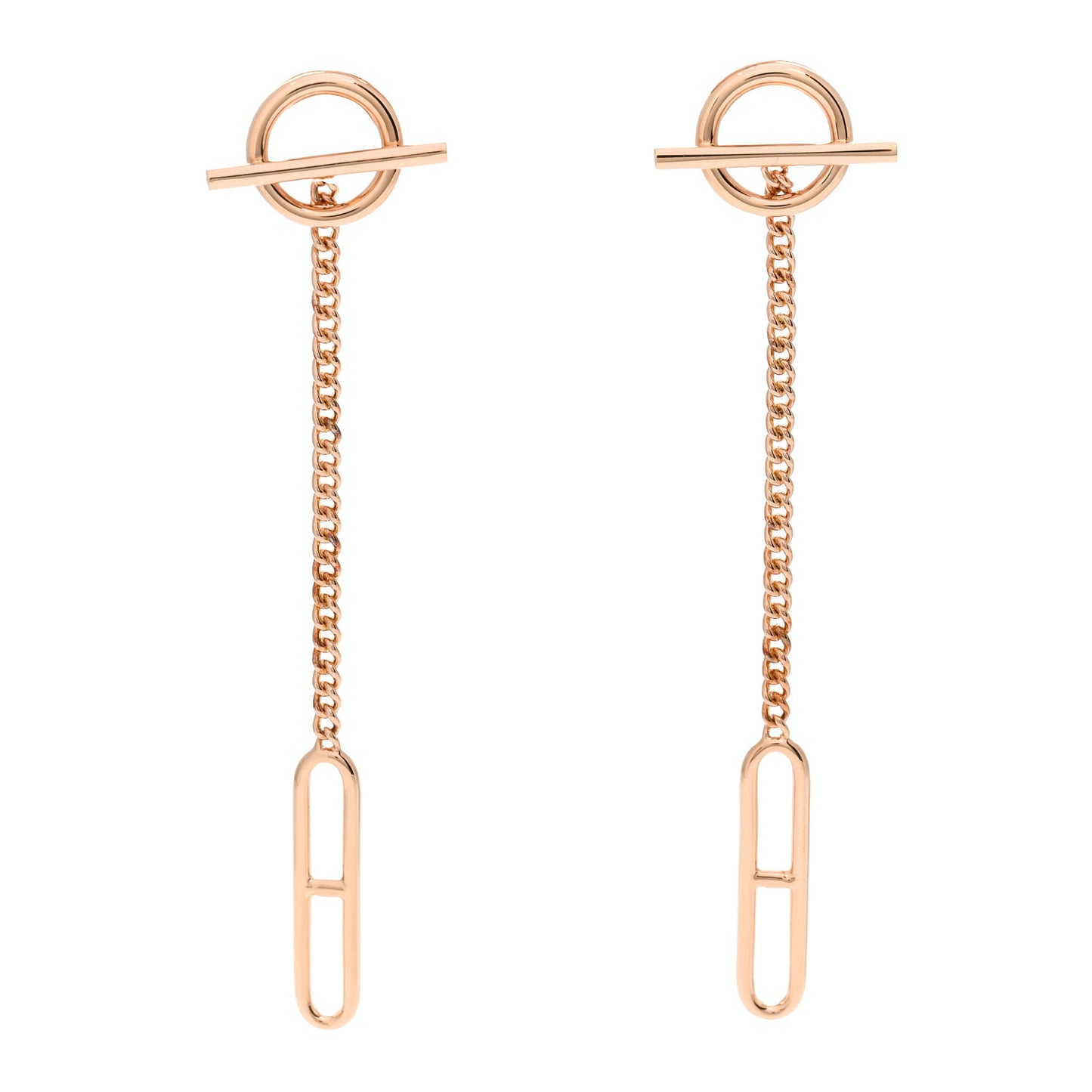 18K Rose Gold Echappee Earrings
