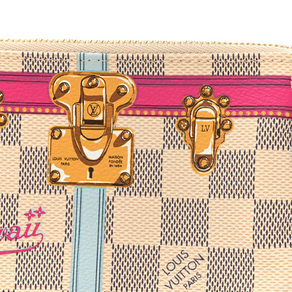 Louis Vuitton Damier Azur Summer Trunks Hawaii Mini Pochette Accessories 8 of 11