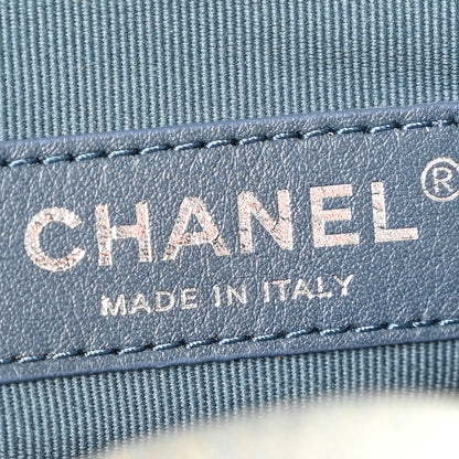 Chanel Denim Small Deauville Tote Light Blue 6 of 10