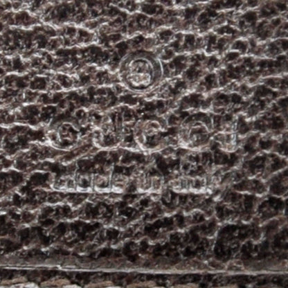 Gucci Monogram Metal Bar Continental Flap Wallet Beige Ebony Dark Brown 8 of 11