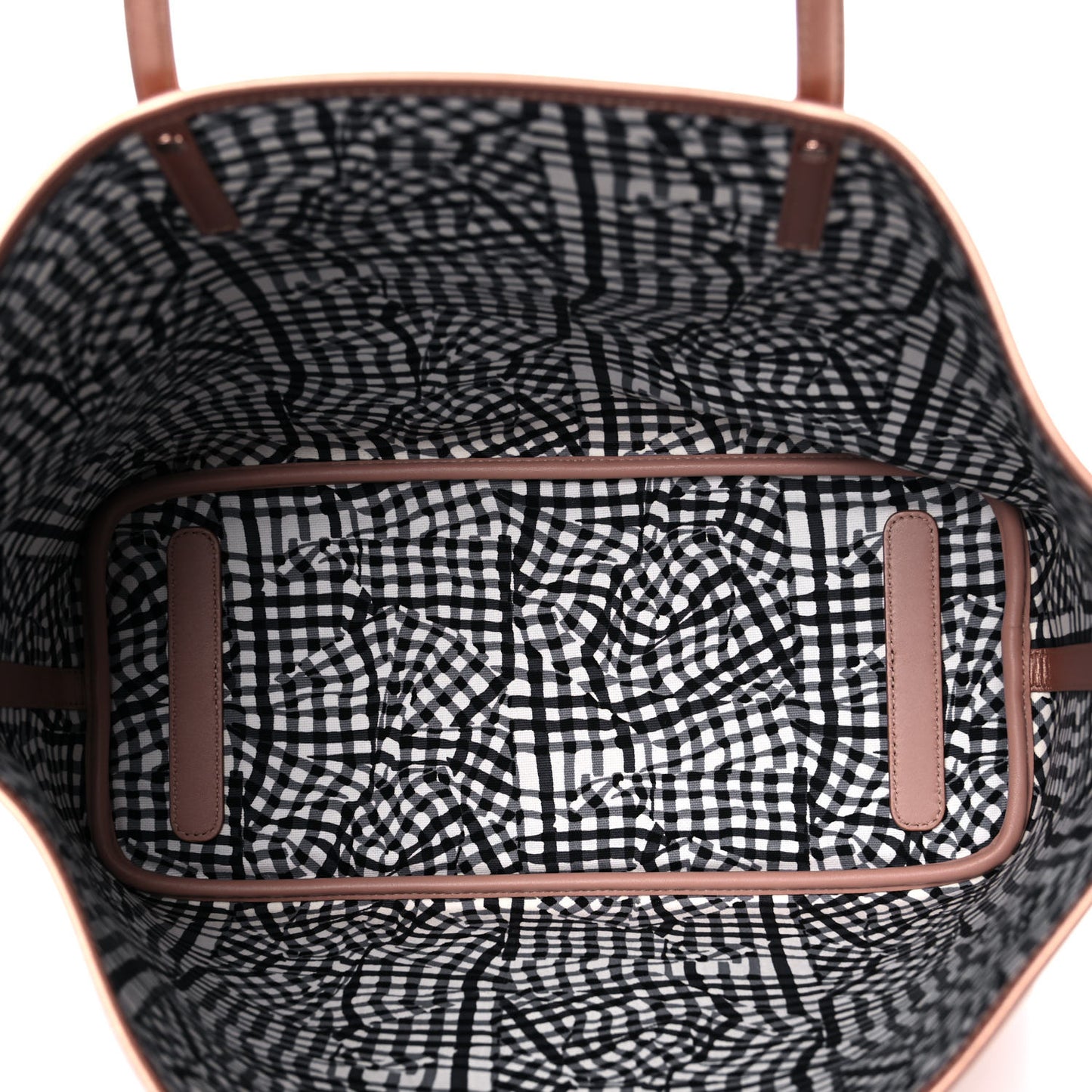 Metallic Visetos Medium Reversible Shopper Tote Champagne Gold