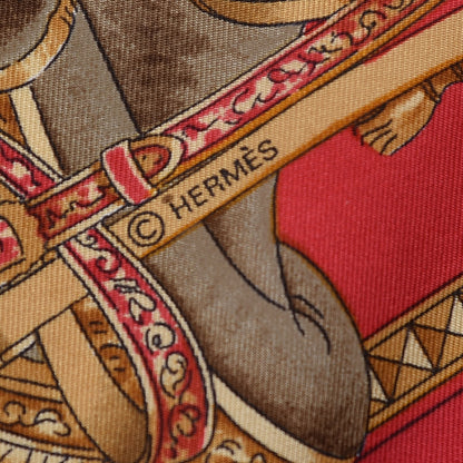 Hermes Silk Presentation de Chevaux Scarf 90 6 of 7