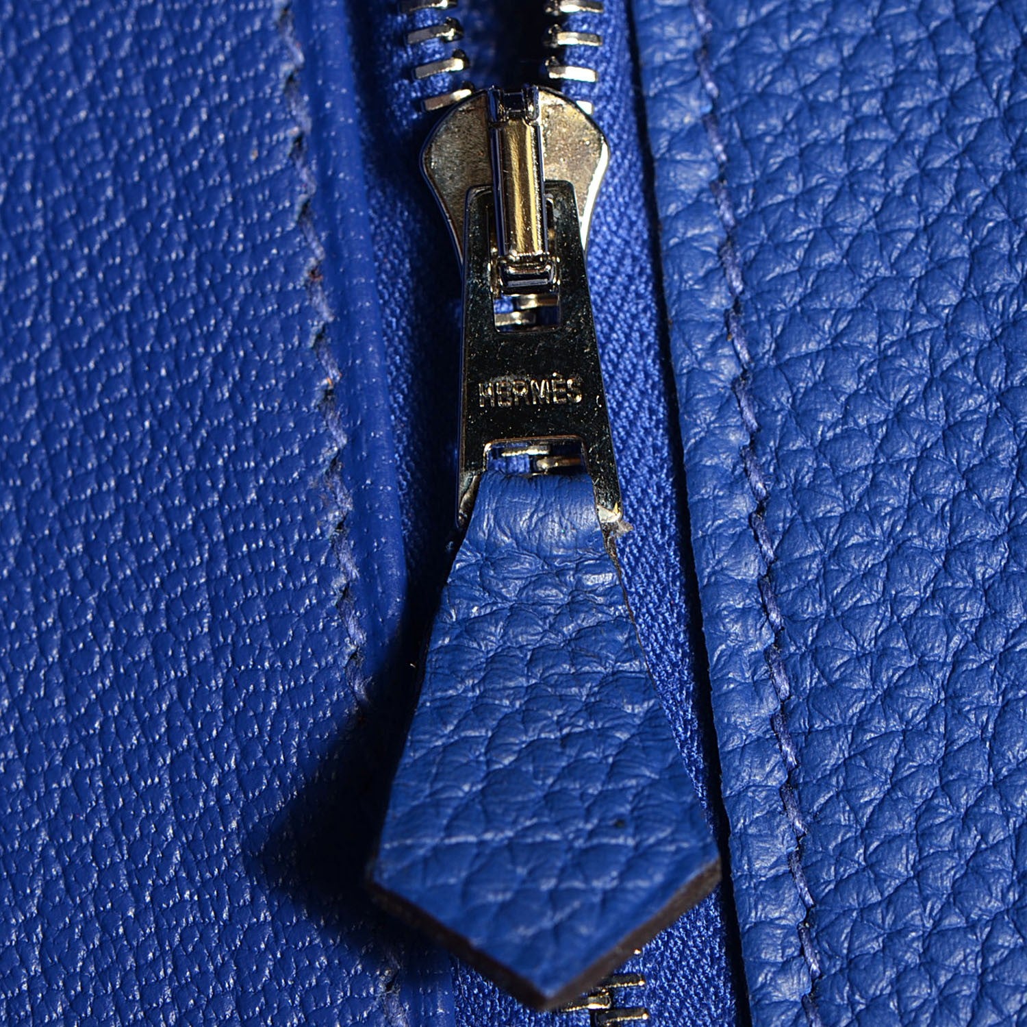 Hermes Togo Kelly Retourne 35 Bleu Electrique 2 of 28