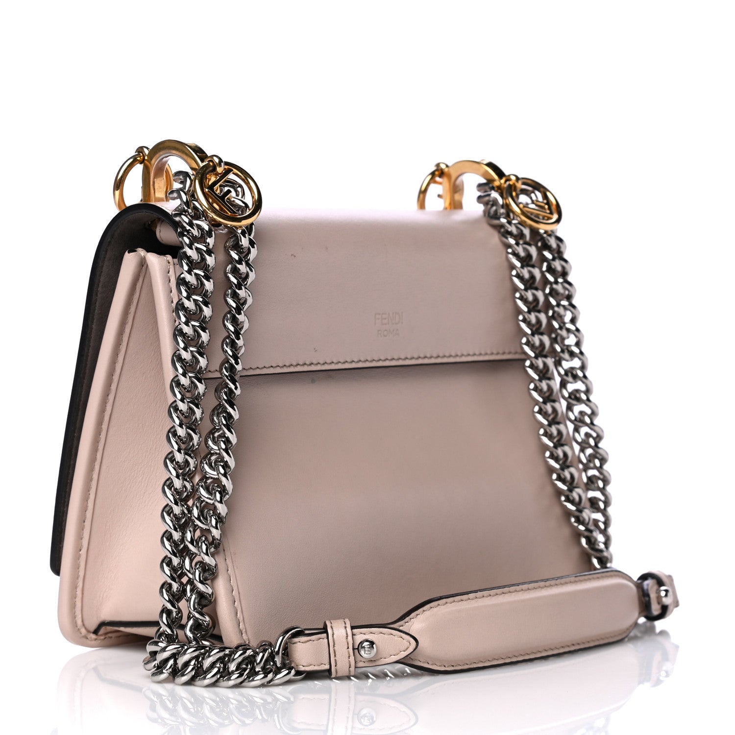Fendi Vitello Century Opaco F is Fendi Small Kan I Shoulder Bag Soap 3 of 13