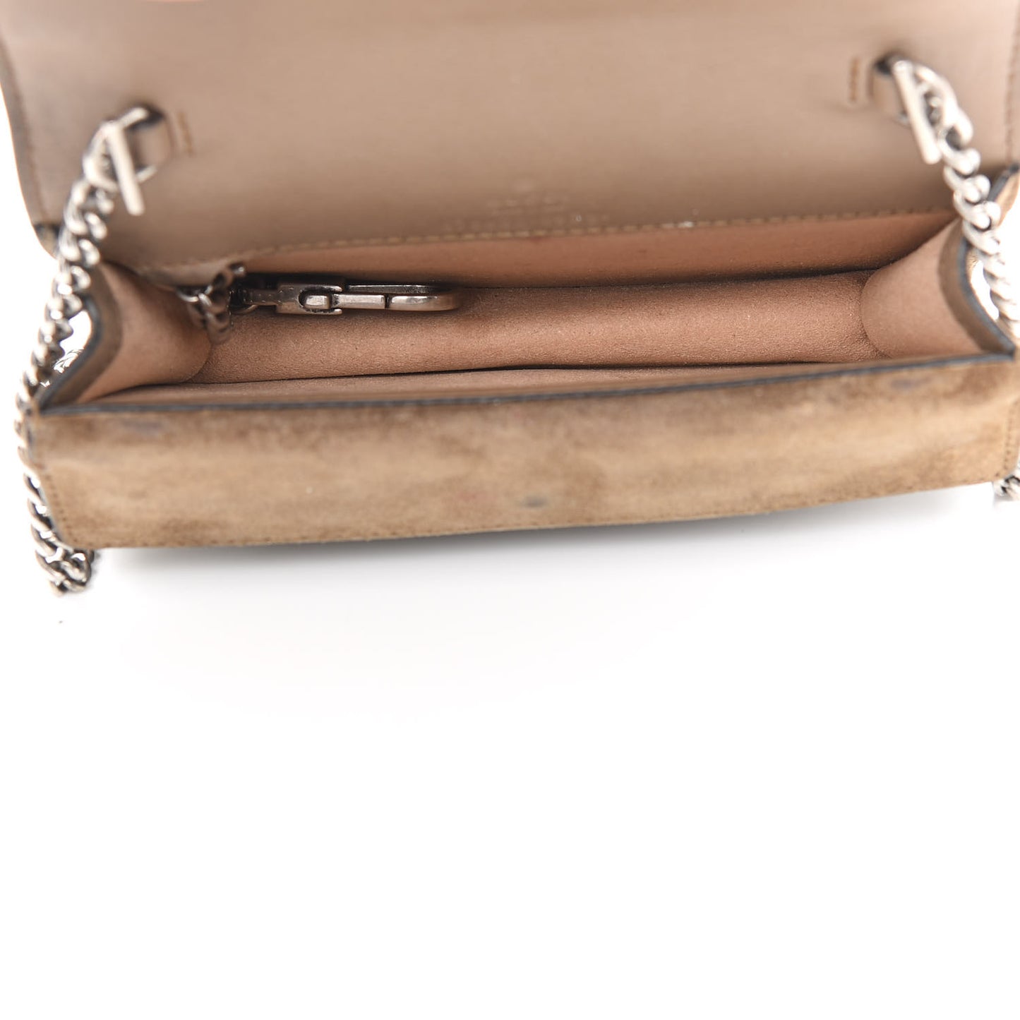 GG Supreme Monogram Super Mini Dionysus Shoulder Bag Taupe