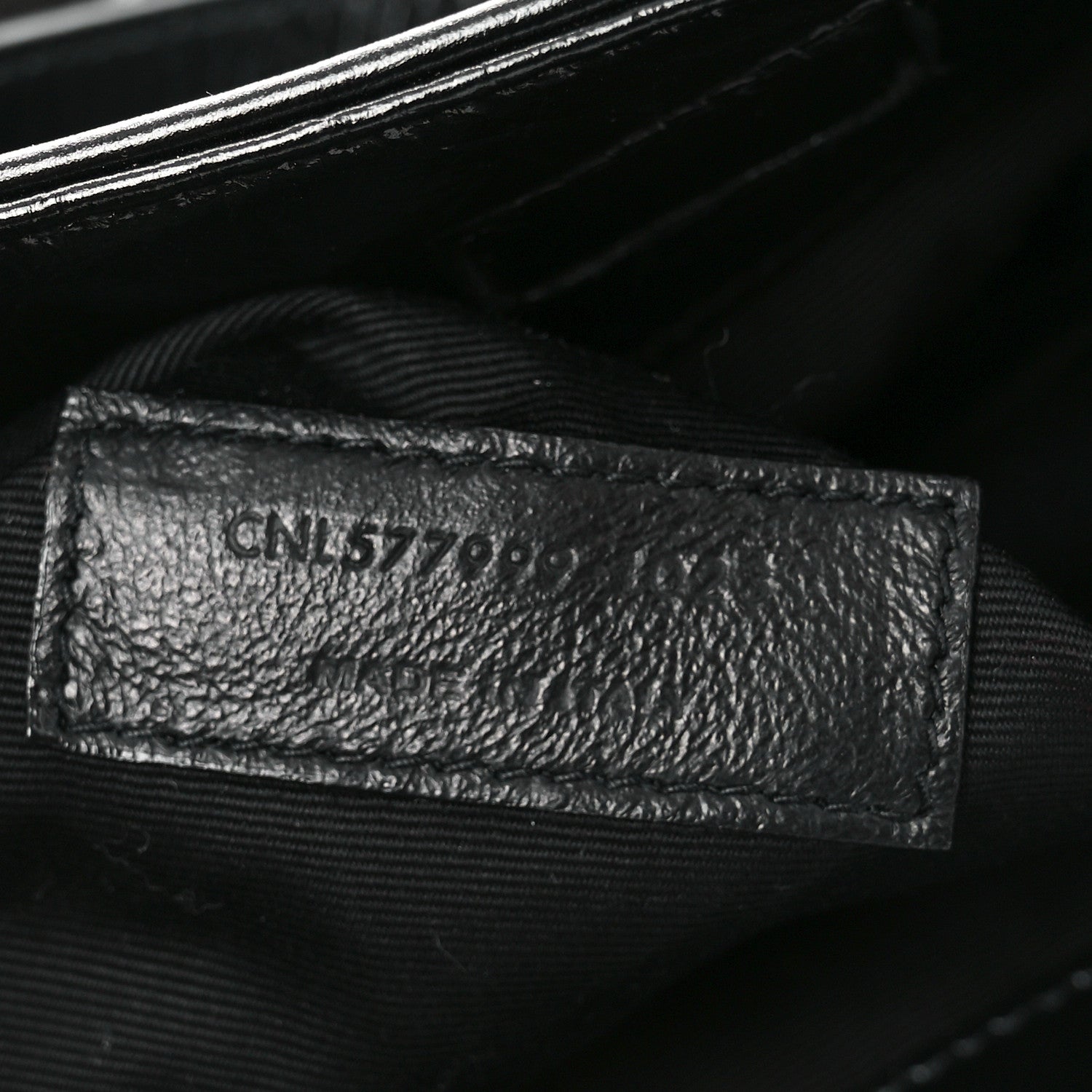 Saint Laurent Crinkled Calfskin Matelasse Monogram Medium Niki Shopper Tote Black 7 of 11