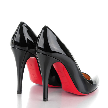 Christian Louboutin Patent Simple 100 Pumps 37.5 Black 4 of 8