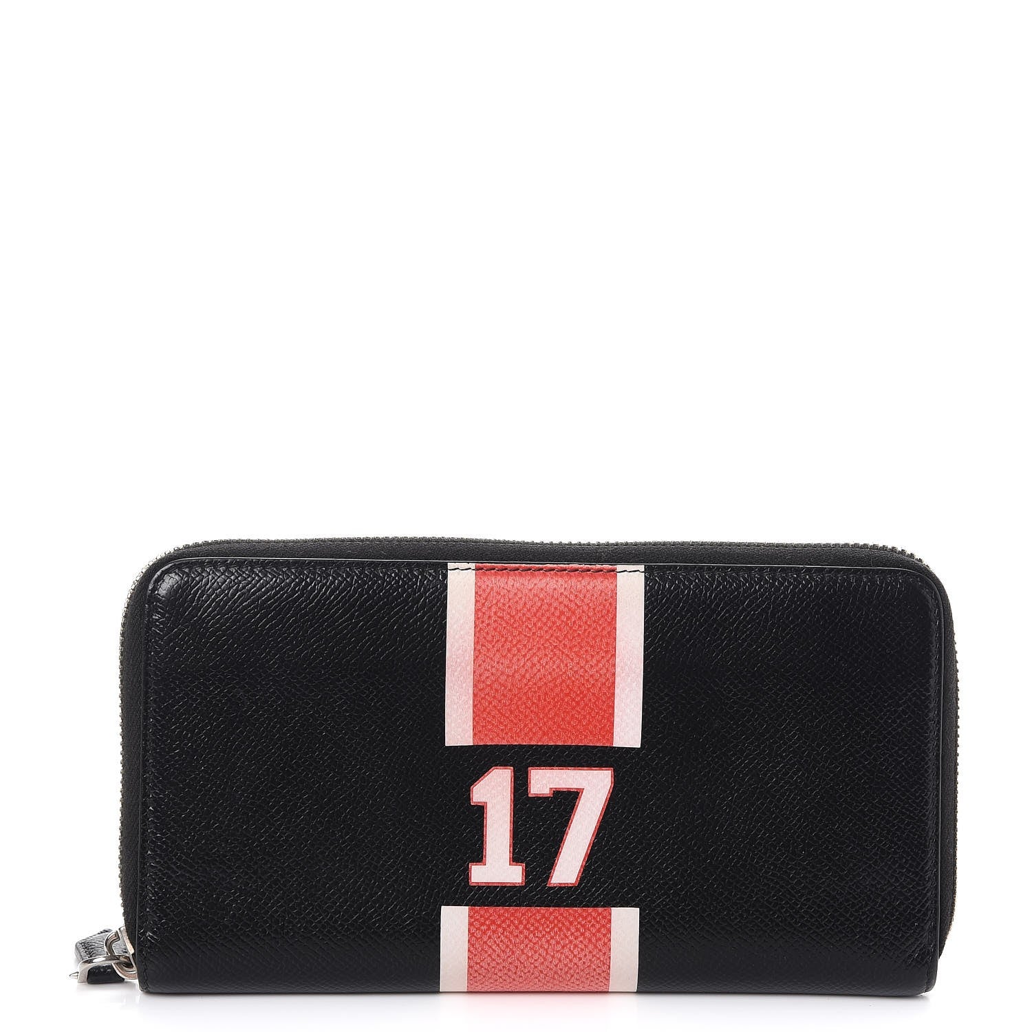 Givenchy Textured Coated Canvas 17 Print Travel Zipped Wallet Black 1 of 15