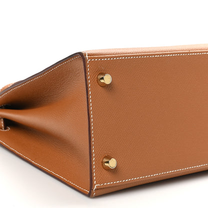 Hermes Epsom Kelly Sellier 28 Gold 9 of 12