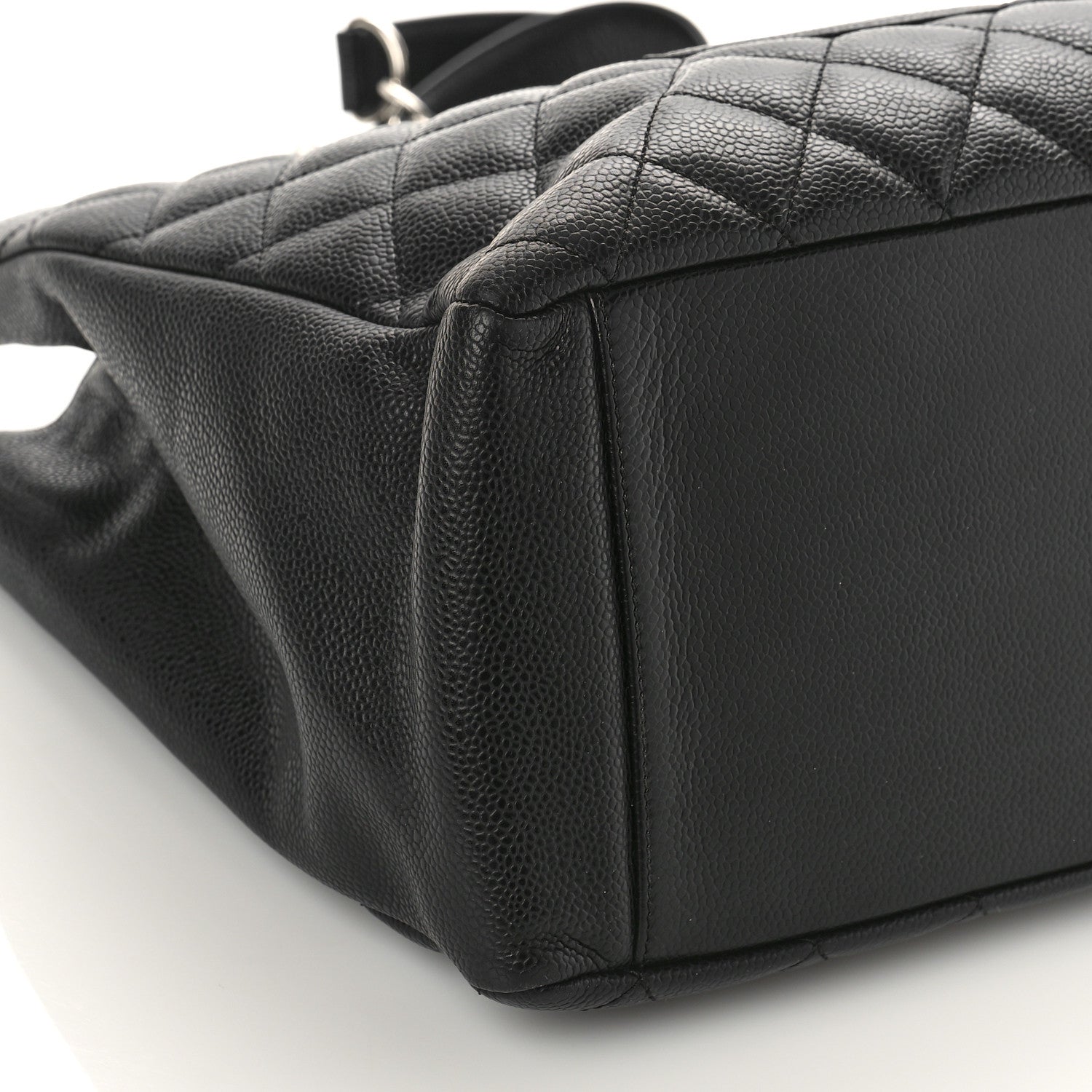 Chanel Caviar Quilted Grand Shopping Tote GST Black 9 of 10