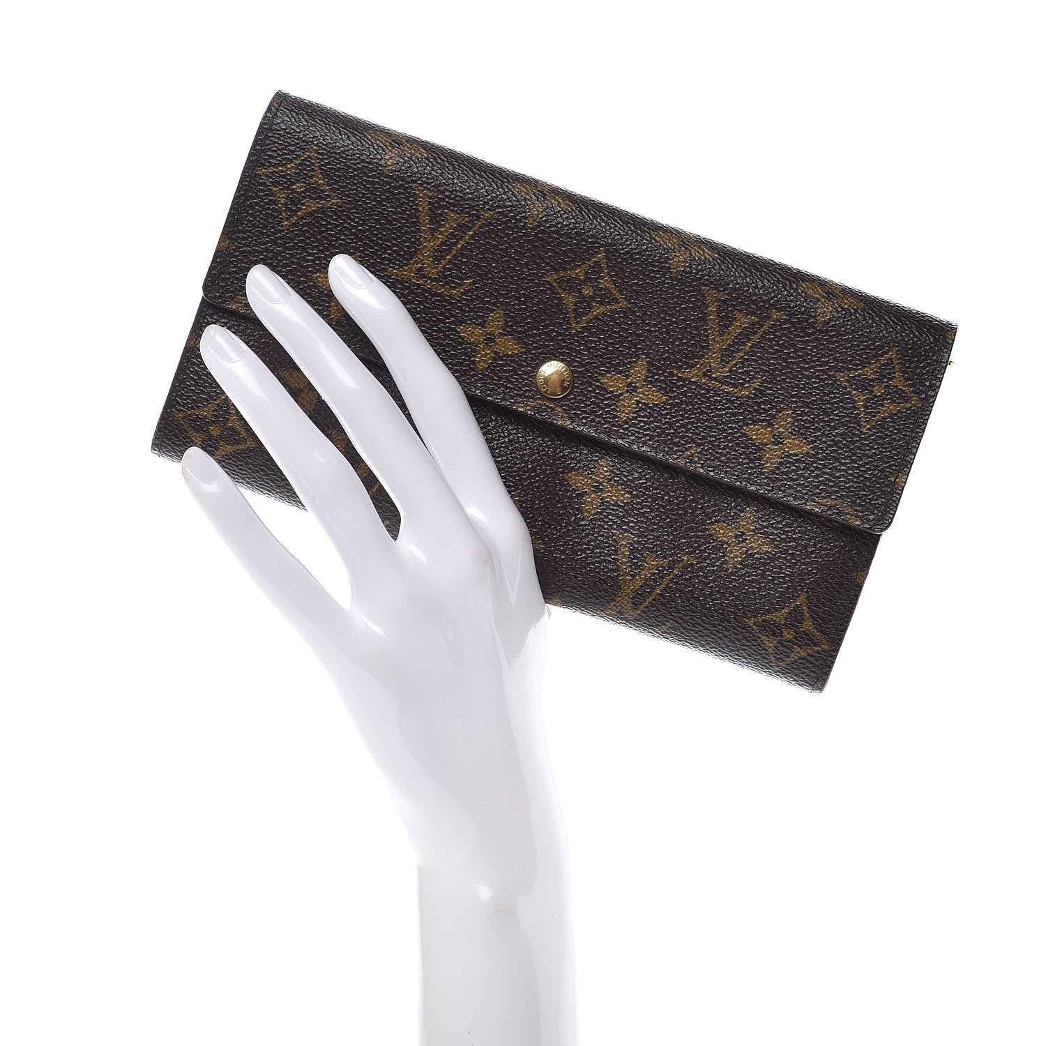 Louis Vuitton Monogram Sarah Wallet 2 of 11